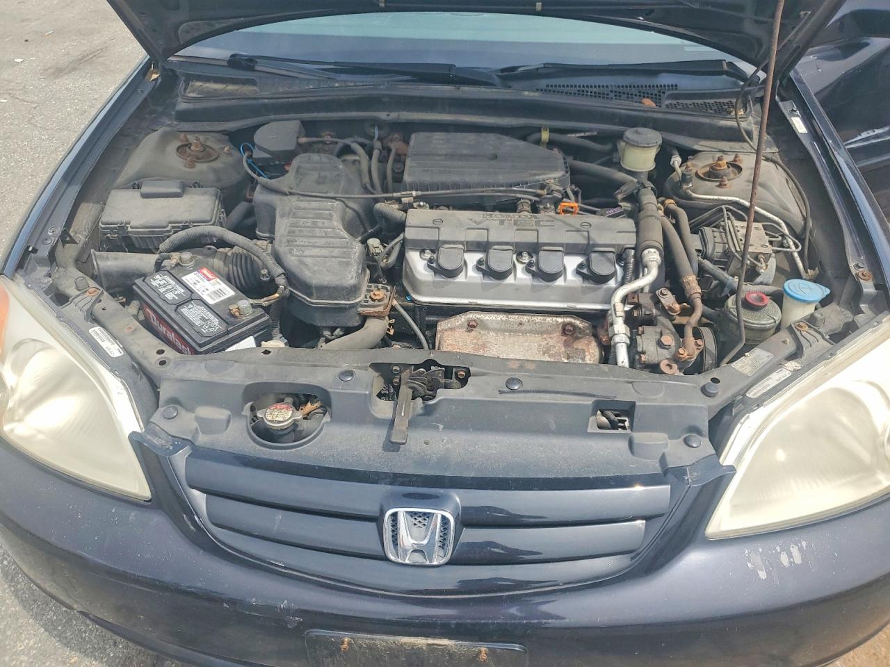 2003 Honda Civic Ex Черный vin: 2HGES26793H501079
