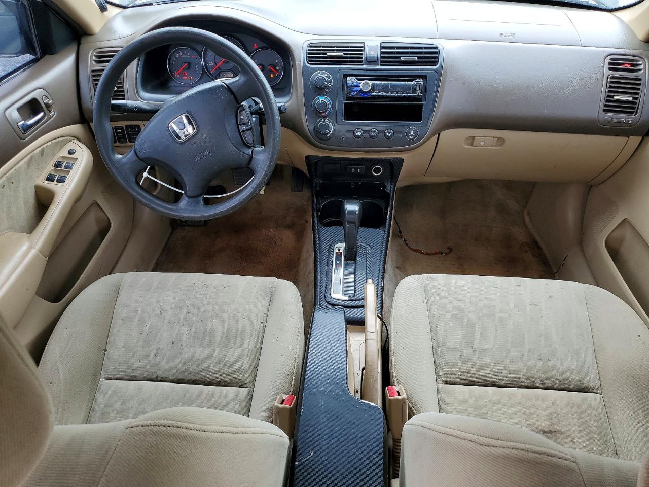 2004 Honda Civic Ex Black vin: 2HGES26794H528199
