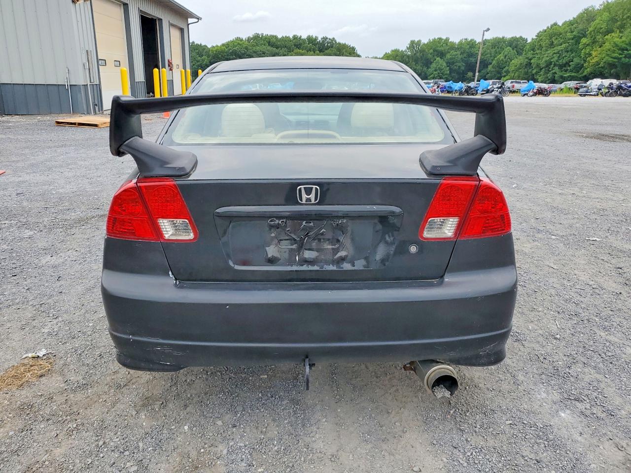 2004 Honda Civic Ex Black vin: 2HGES26794H528199