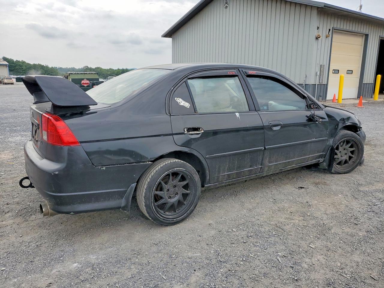 2004 Honda Civic Ex Black vin: 2HGES26794H528199