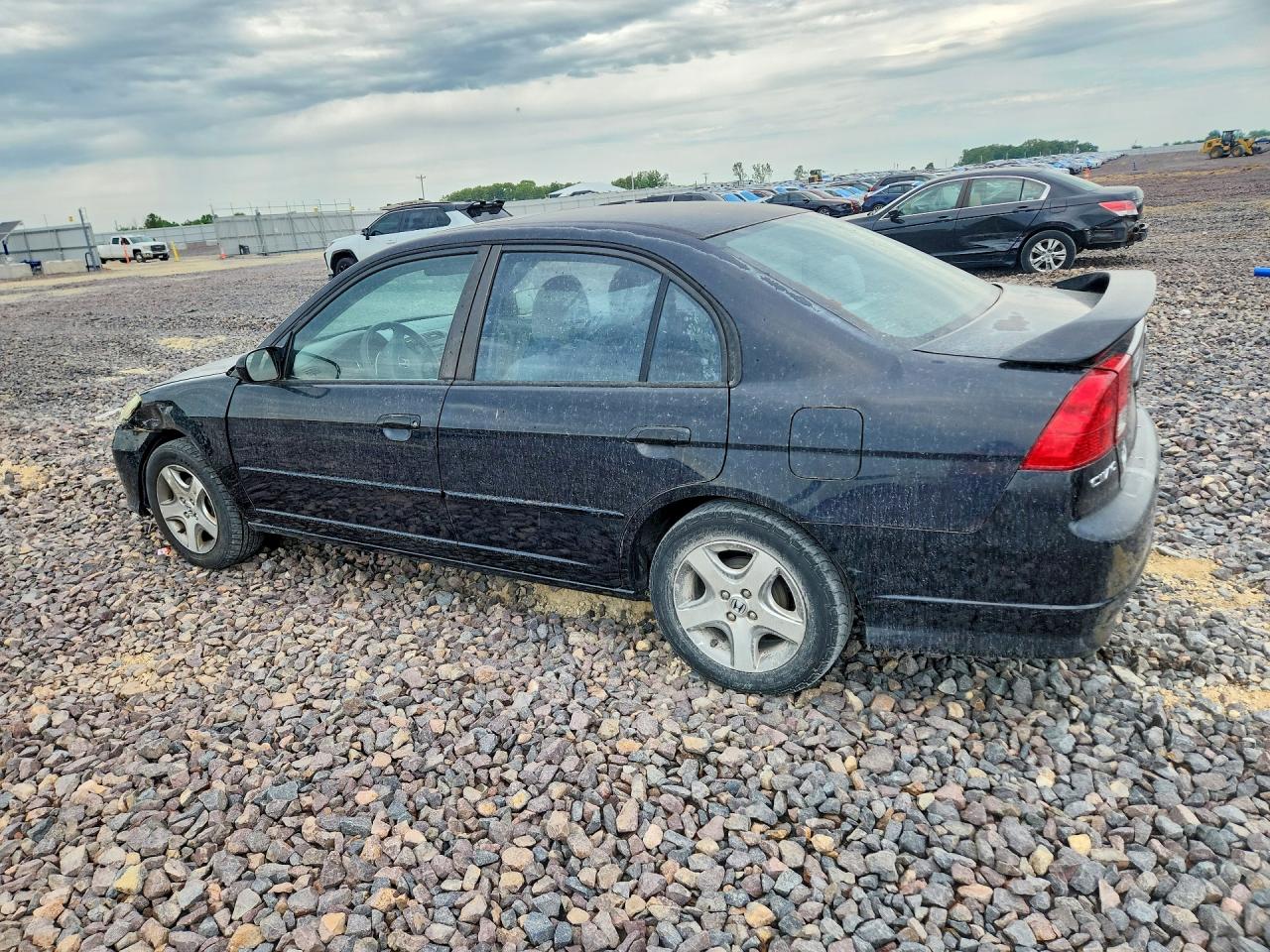 2004 Honda Civic Ex Black vin: 2HGES26794H591514