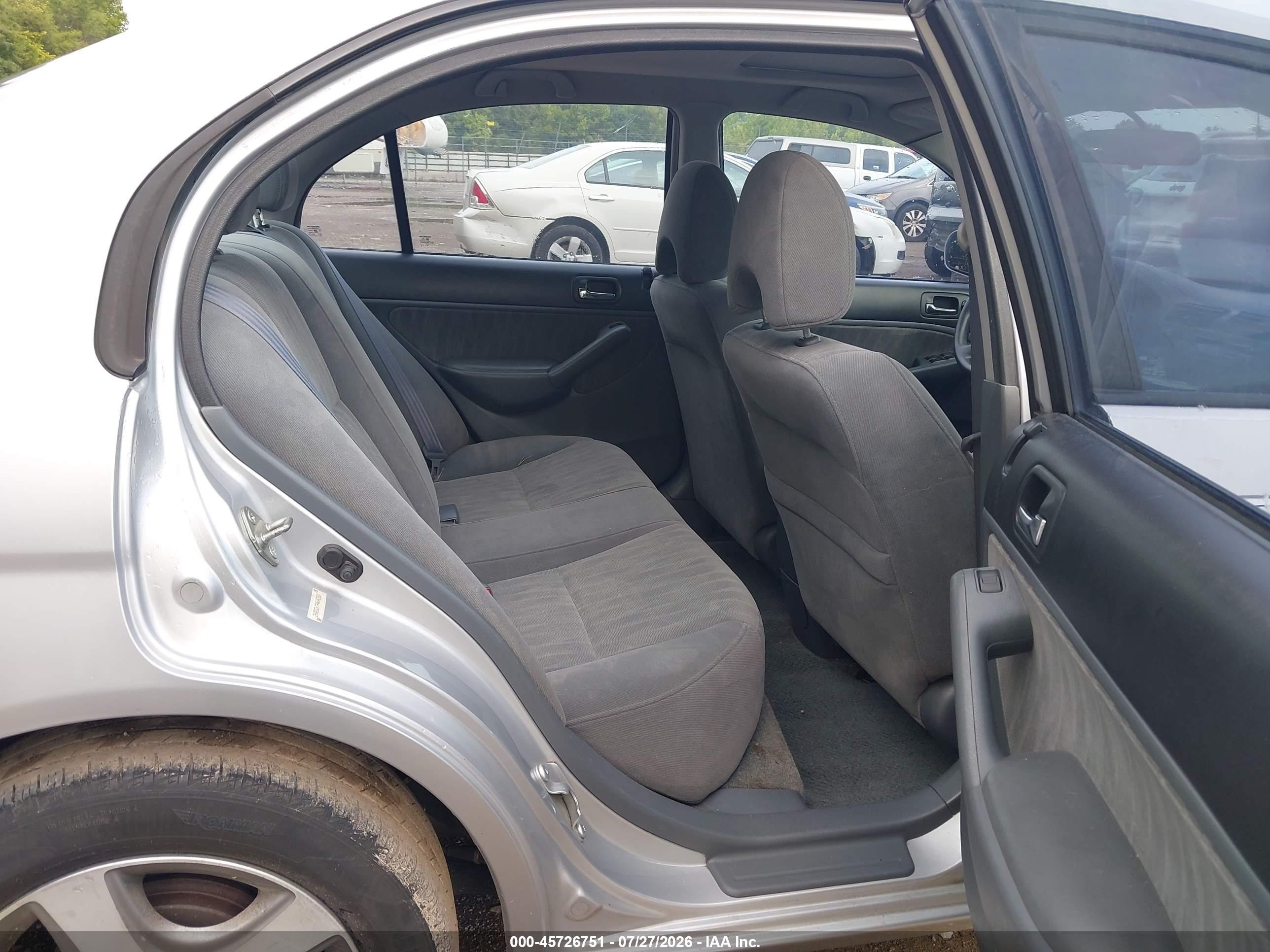 2004 Honda Civic Ex Silver vin: 2HGES26794H642588