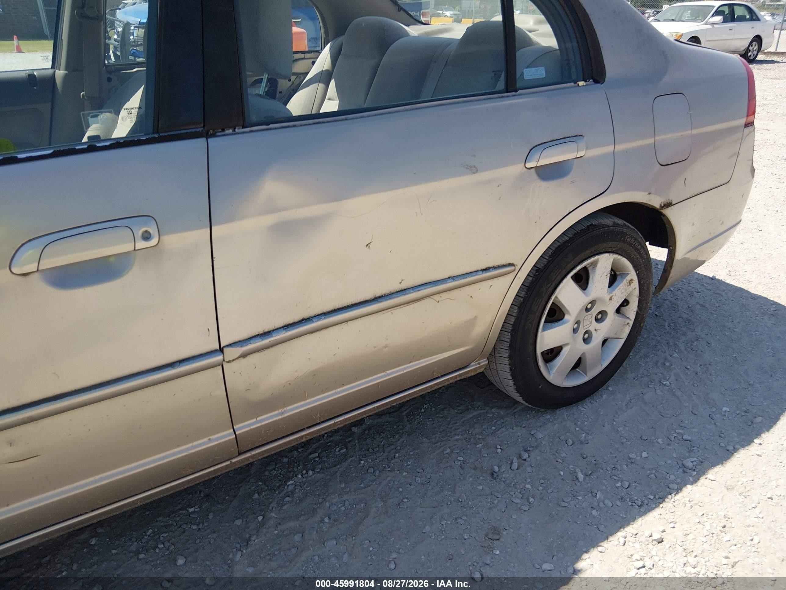 2001 Honda Civic Ex Tan vin: 2HGES267X1H554936