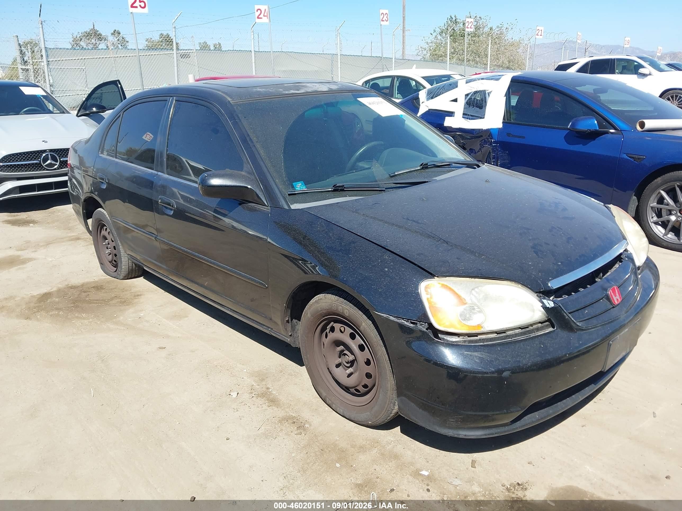 2002 Honda Civic Ex Black vin: 2HGES267X2H528578