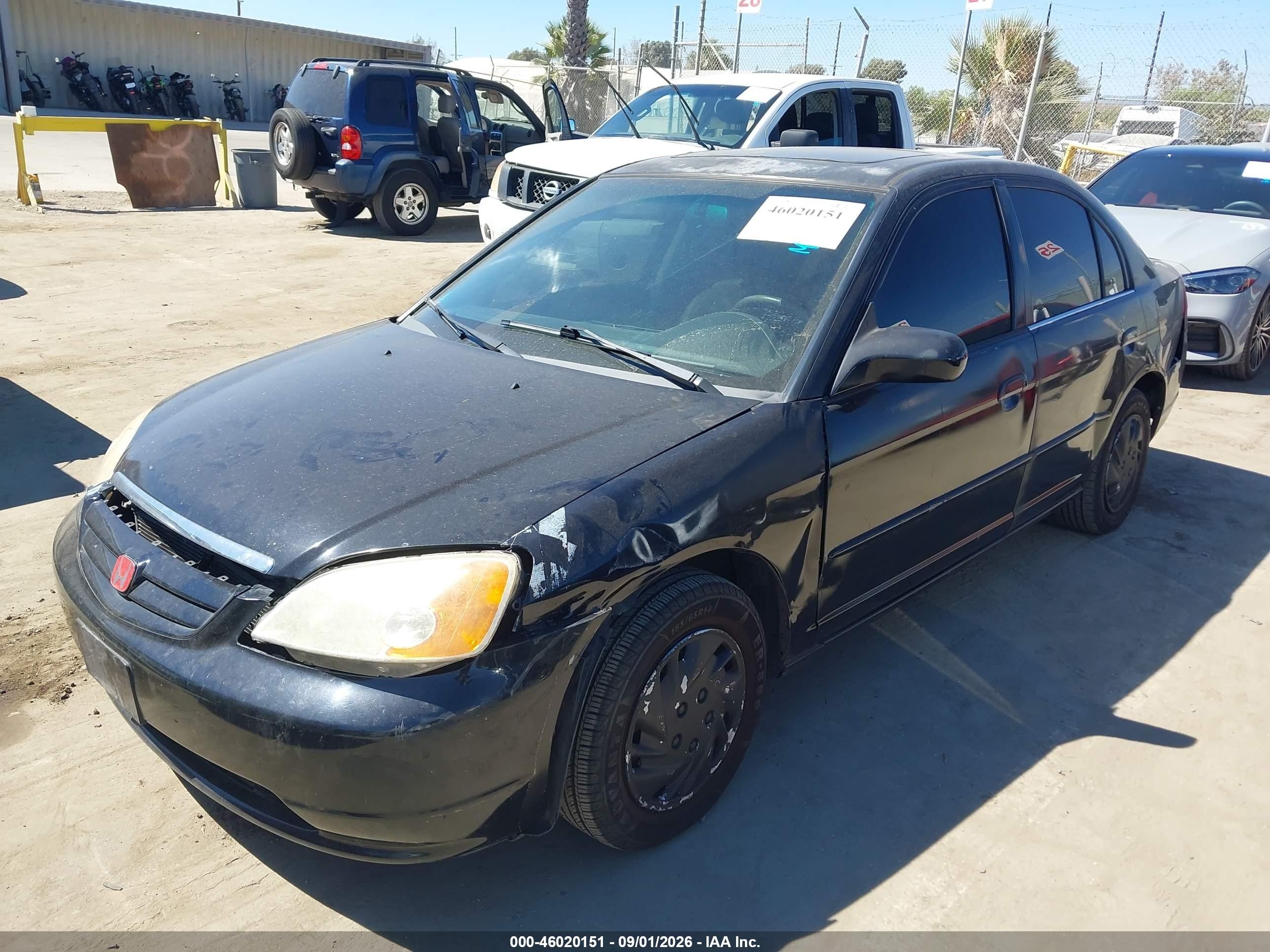 2002 Honda Civic Ex Черный vin: 2HGES267X2H528578