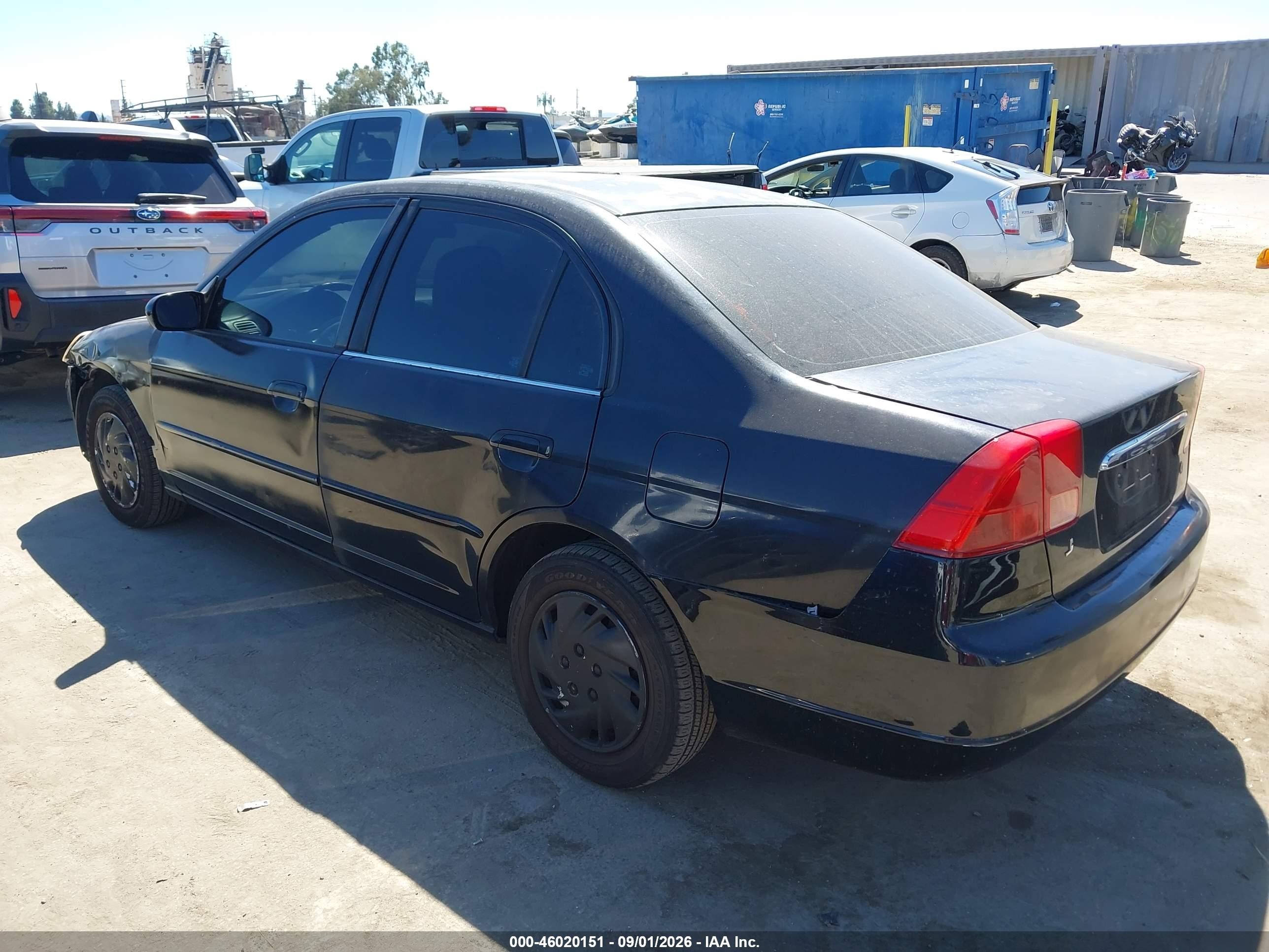 2002 Honda Civic Ex Черный vin: 2HGES267X2H528578