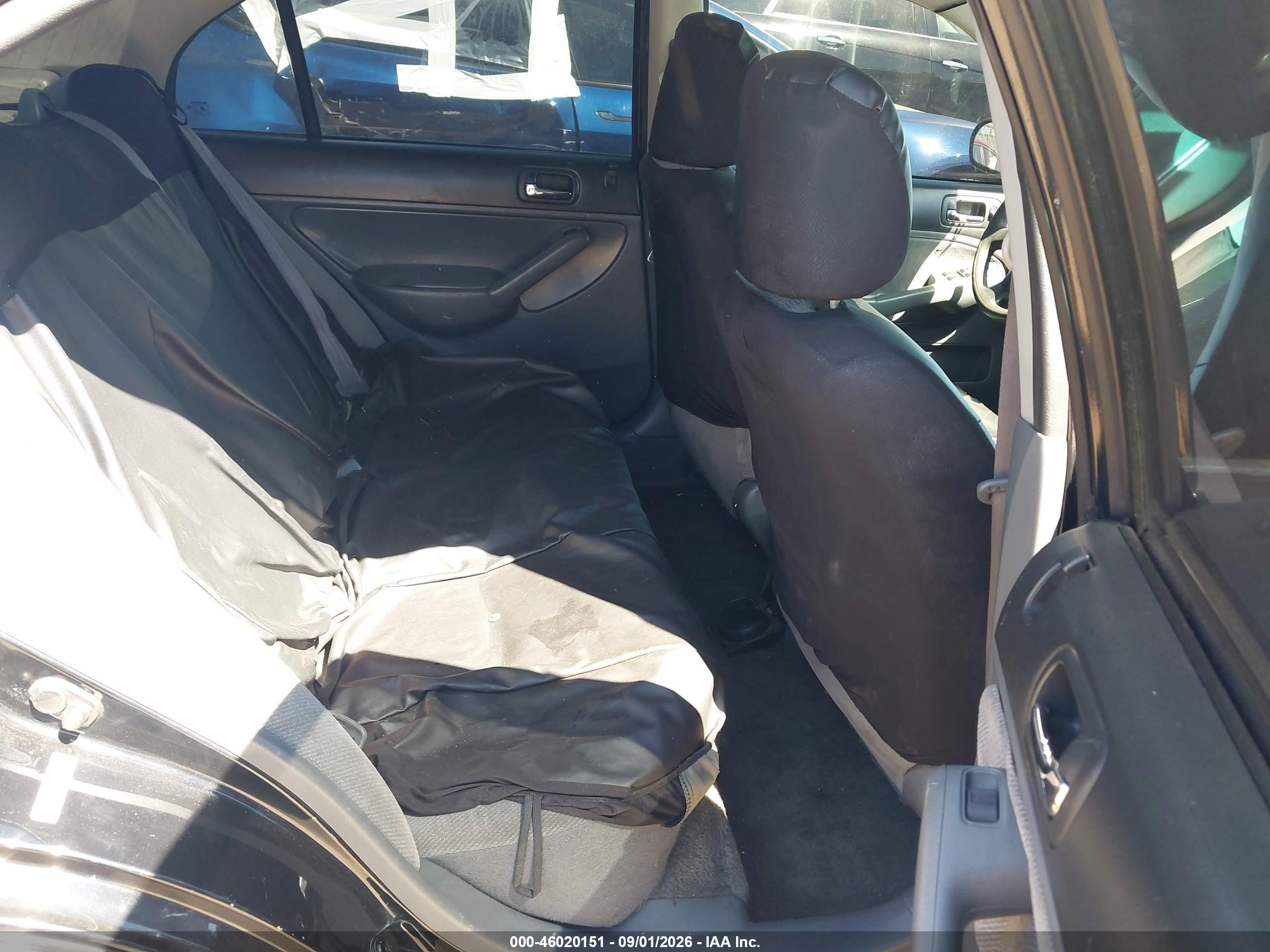2002 Honda Civic Ex Черный vin: 2HGES267X2H528578