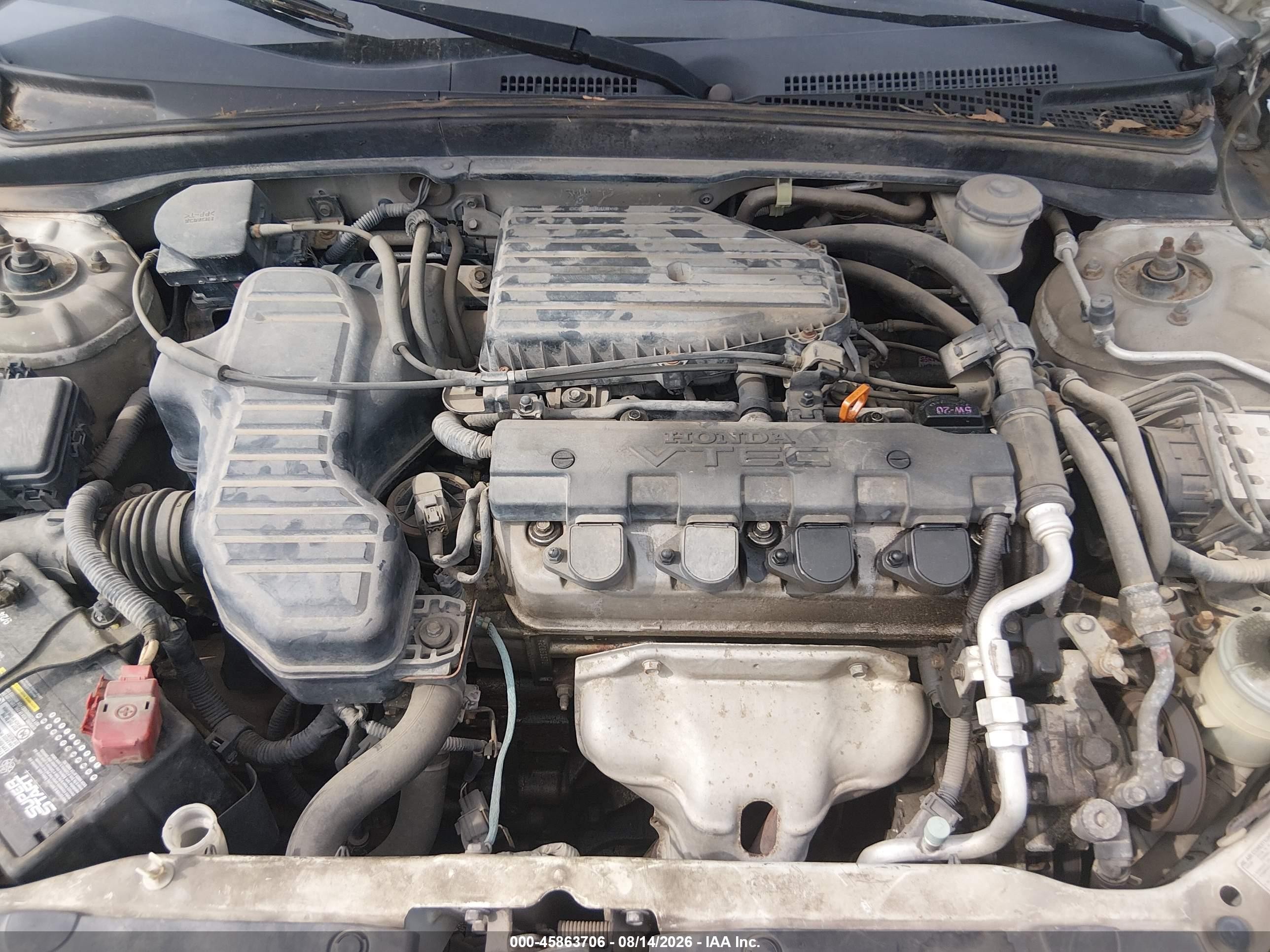 2003 Honda Civic Ex White vin: 2HGES267X3H527187