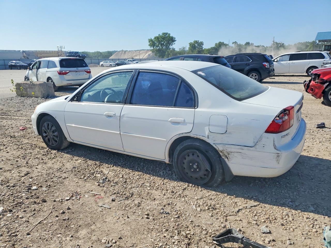 2003 Honda Civic Ex White vin: 2HGES267X3H554485