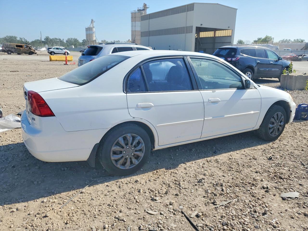 2003 Honda Civic Ex White vin: 2HGES267X3H554485
