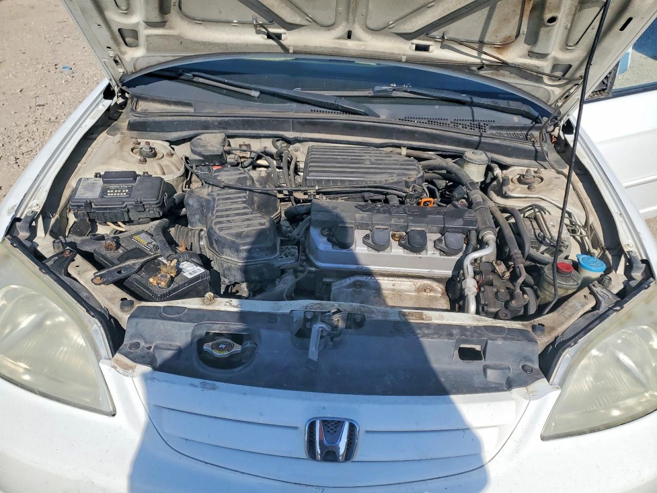 2003 Honda Civic Ex White vin: 2HGES267X3H554485