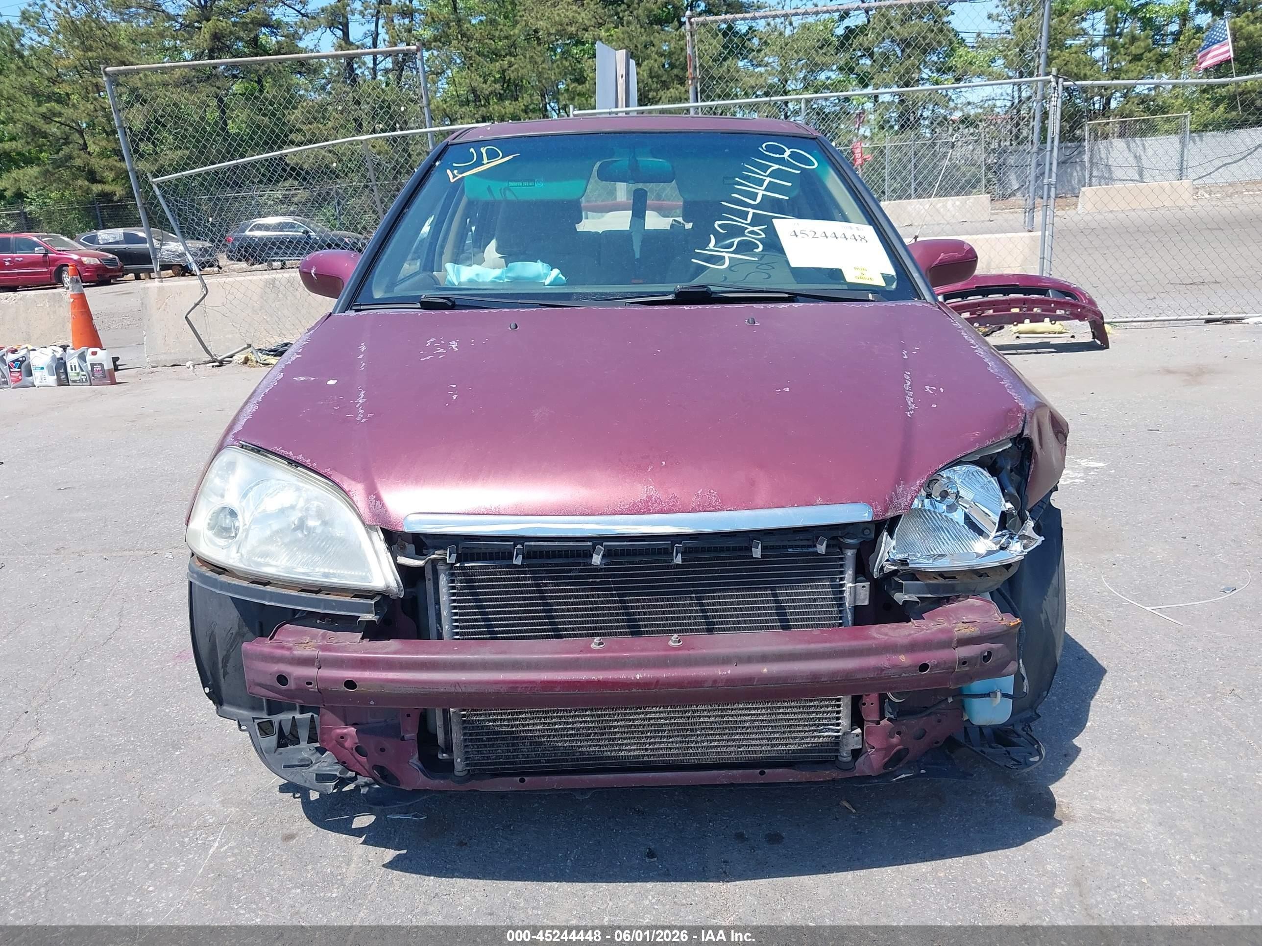 2003 Honda Civic Ex Burgundy vin: 2HGES267X3H555569