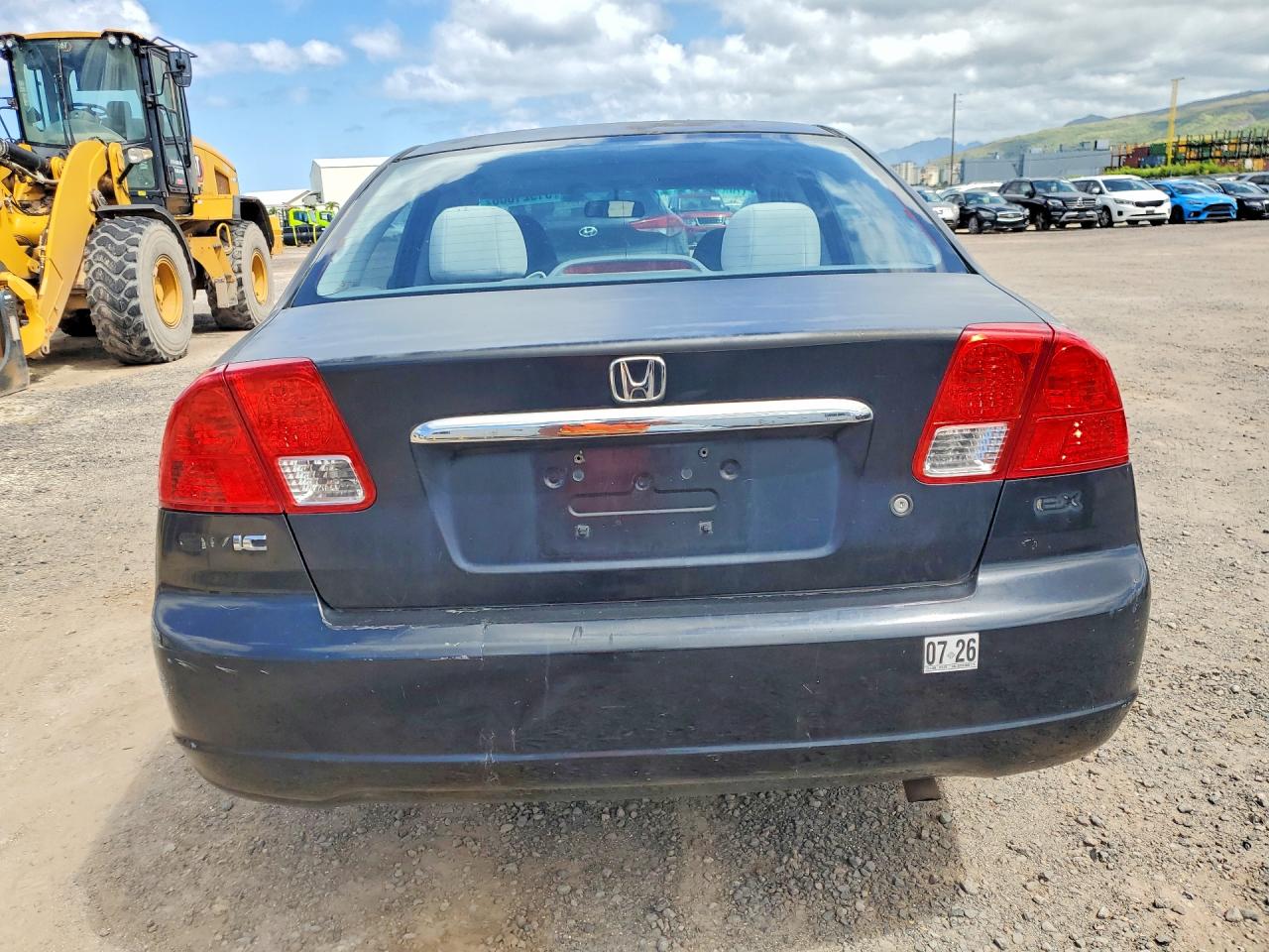 2003 Honda Civic Ex Black vin: 2HGES267X3H601210