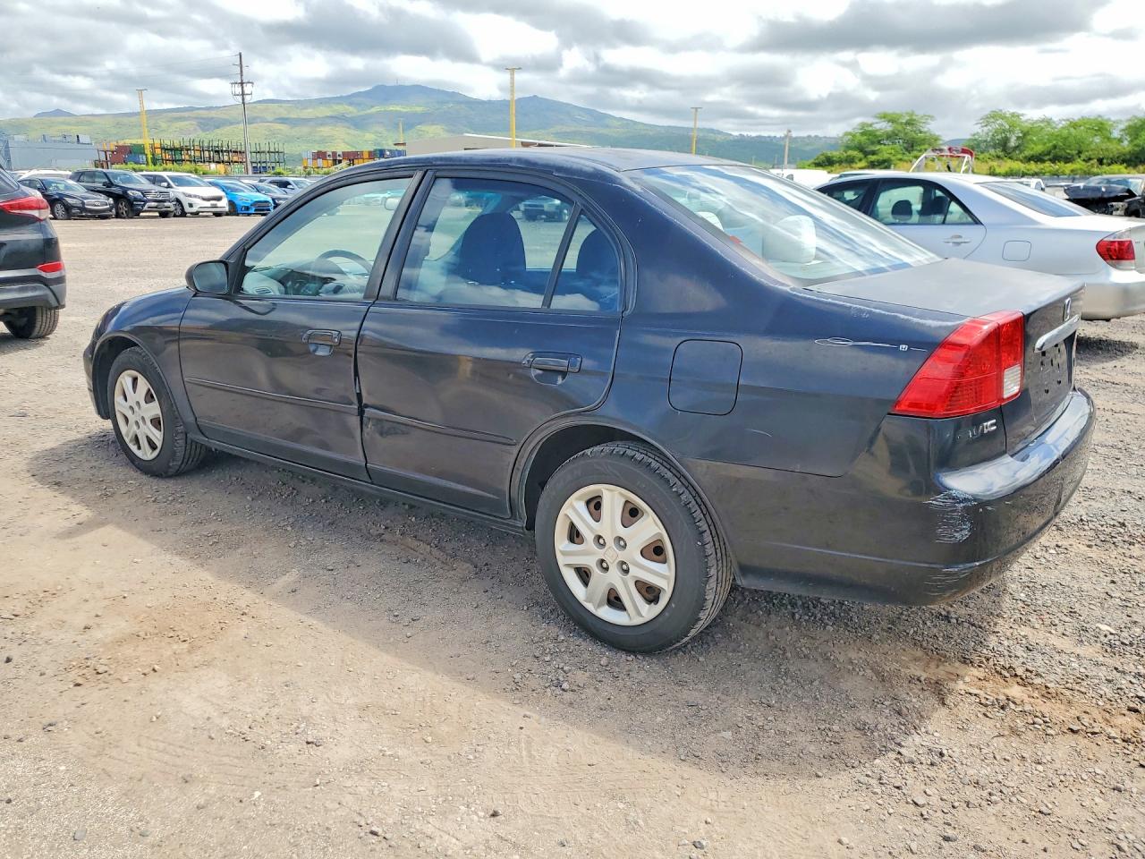 2003 Honda Civic Ex Black vin: 2HGES267X3H601210