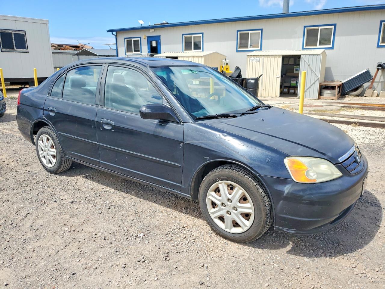 2003 Honda Civic Ex Black vin: 2HGES267X3H601210