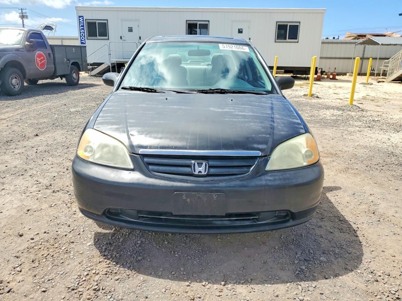 2003 Honda Civic Ex Black vin: 2HGES267X3H601210