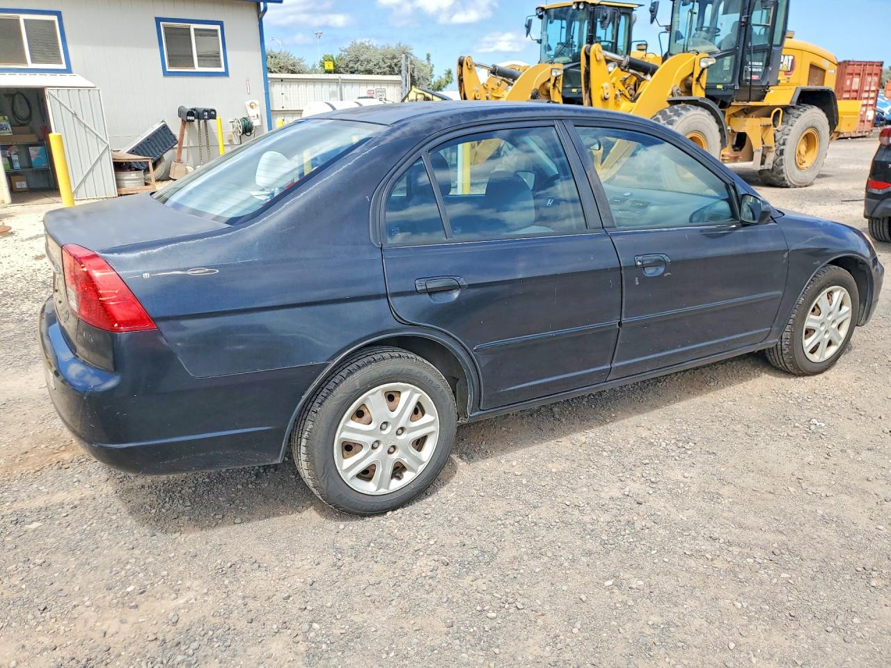 2003 Honda Civic Ex Black vin: 2HGES267X3H601210