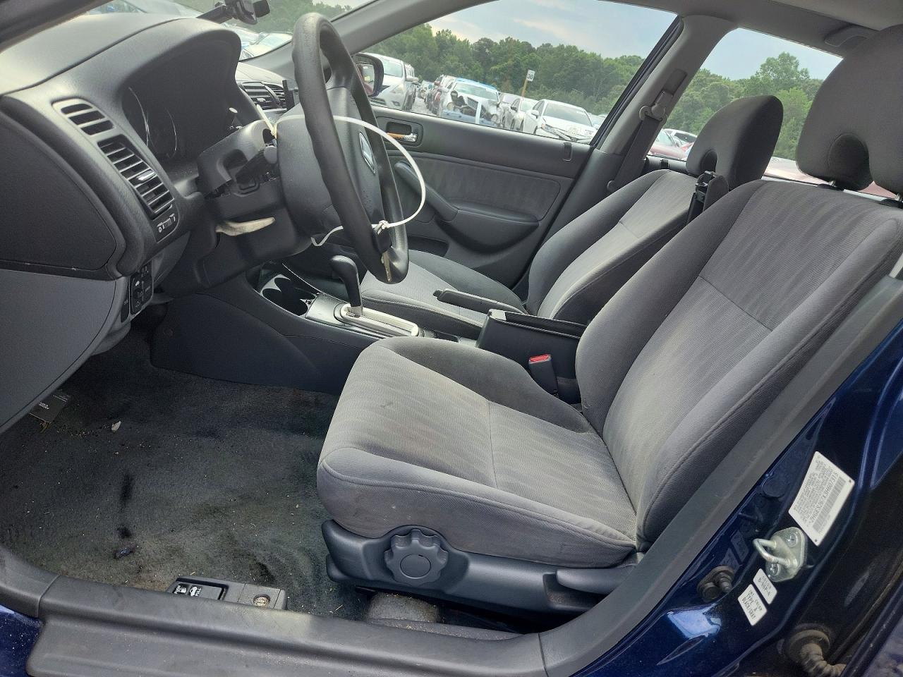 2003 Honda Civic Ex Blue vin: 2HGES267X3H607315