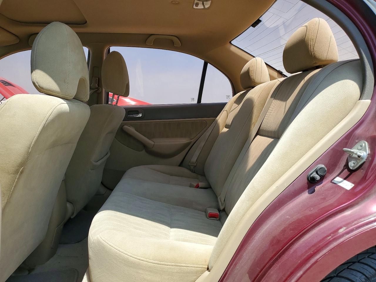 2004 Honda Civic Ex Burgundy vin: 2HGES267X4H511671
