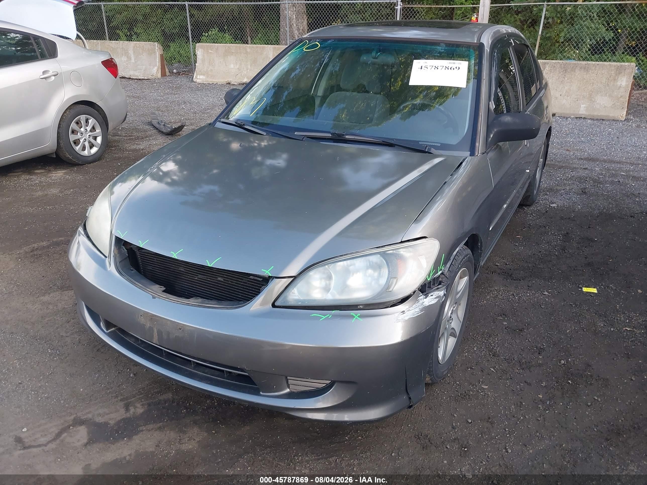 2004 Honda Civic Ex Gold vin: 2HGES267X4H523903