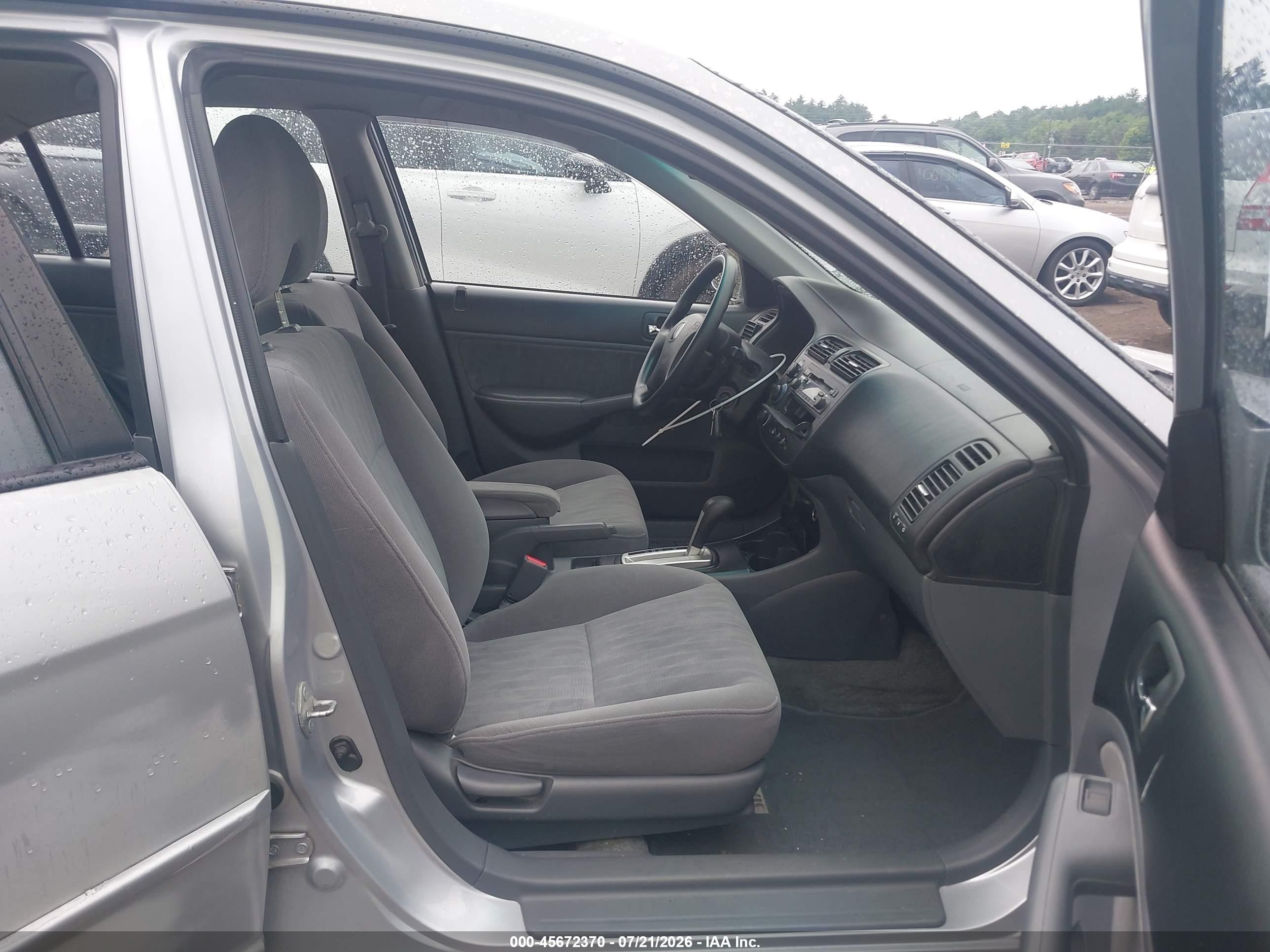 2004 Honda Civic Ex Gray vin: 2HGES267X4H561163