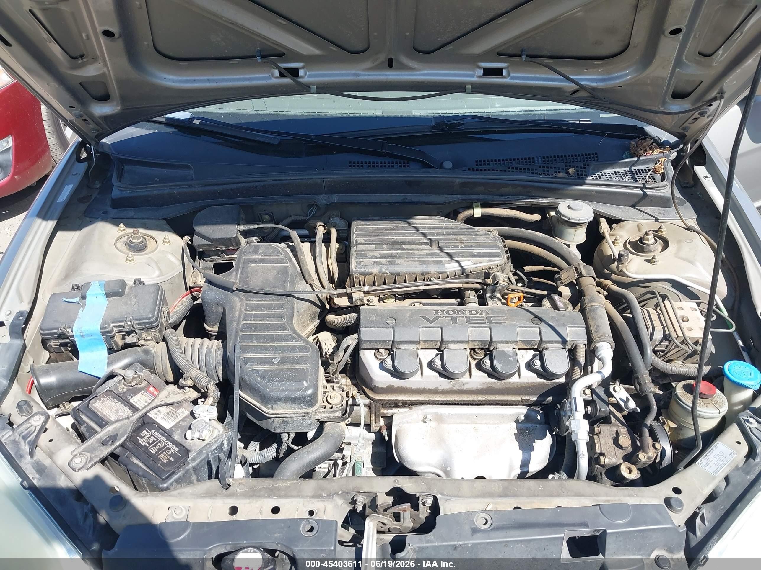 2004 Honda Civic Ex Золотой vin: 2HGES267X4H588931