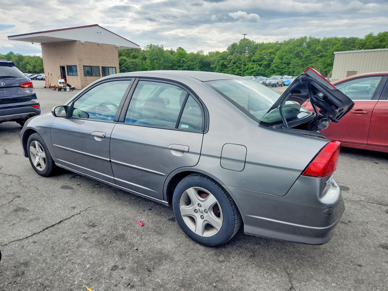 2004 Honda Civic Ex Серебряный vin: 2HGES267X4H601516