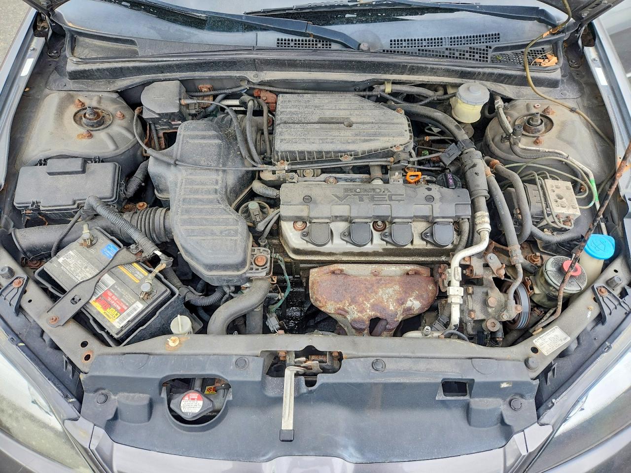 2004 Honda Civic Ex Серебряный vin: 2HGES267X4H601516