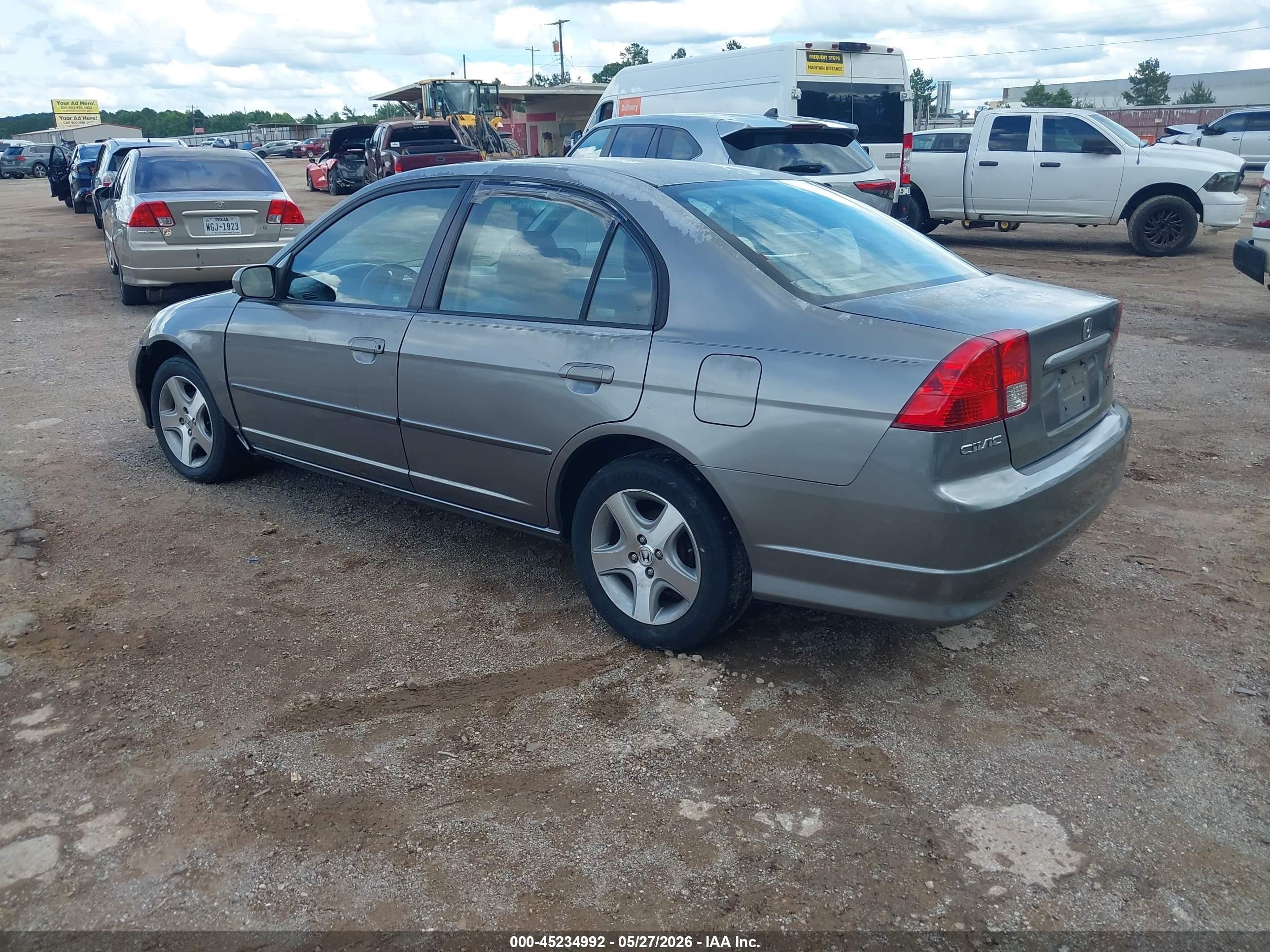 2005 Honda Civic Ex Tan vin: 2HGES267X5H516807