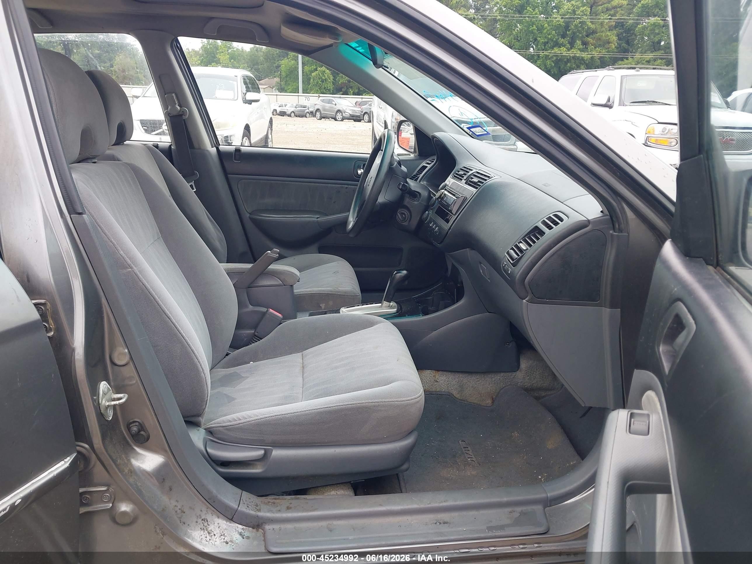 2005 Honda Civic Ex Tan vin: 2HGES267X5H516807