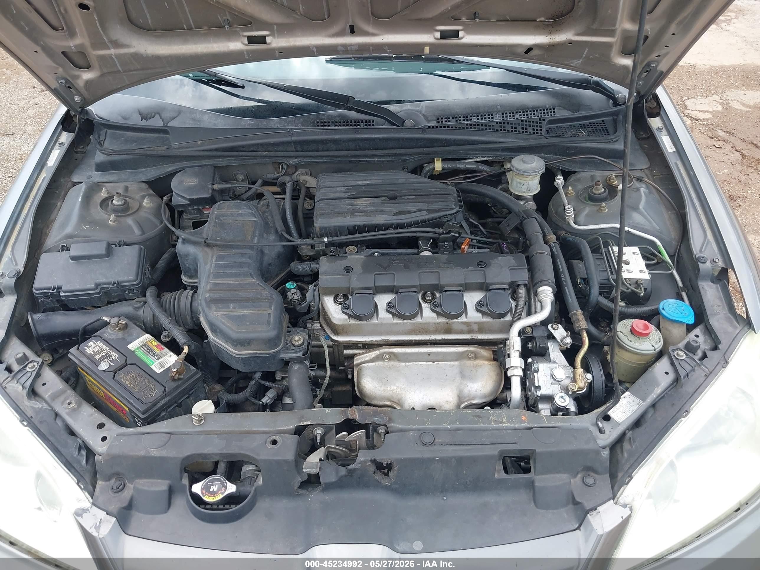 2005 Honda Civic Ex Tan vin: 2HGES267X5H516807