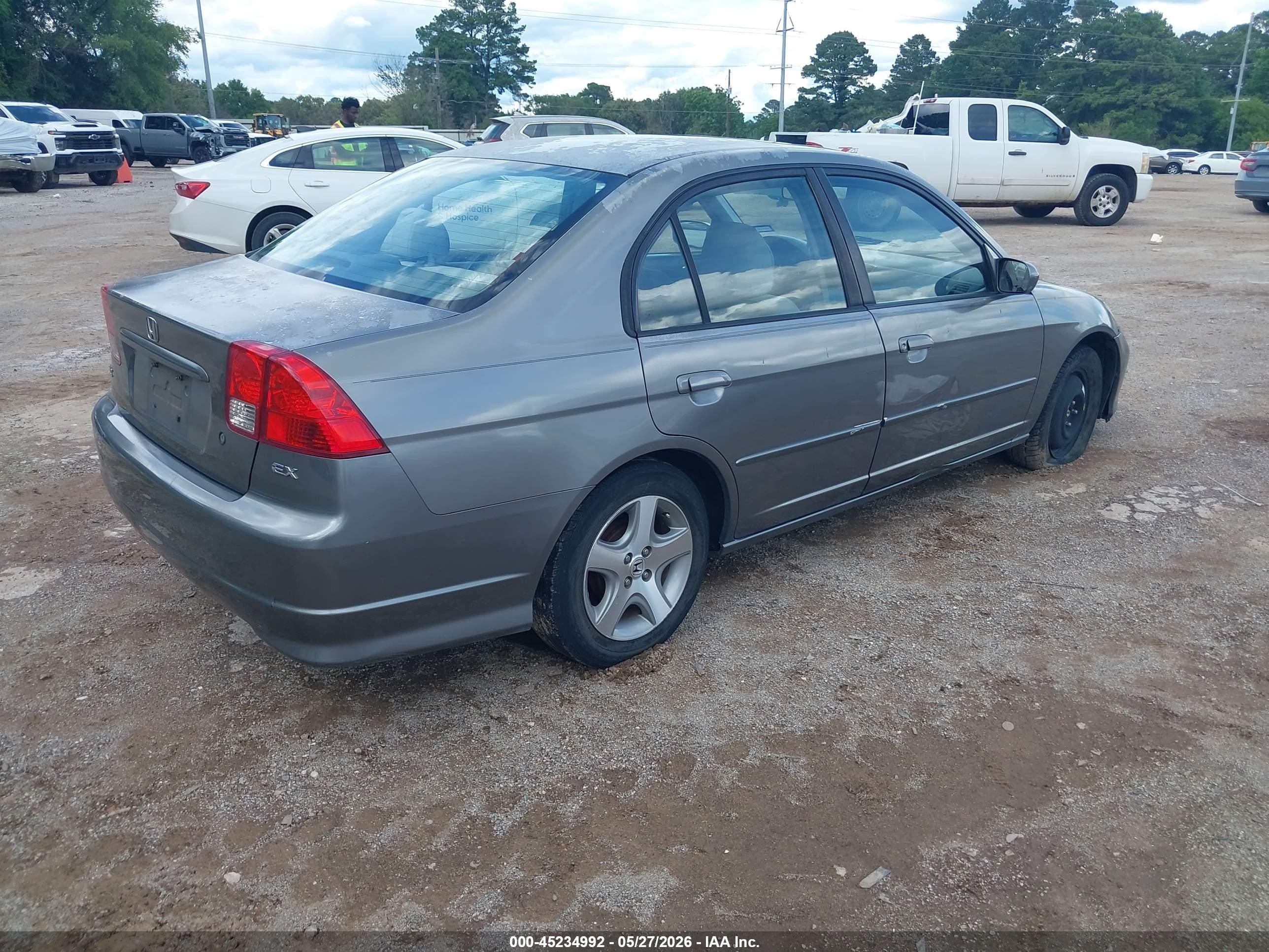 2005 Honda Civic Ex Tan vin: 2HGES267X5H516807