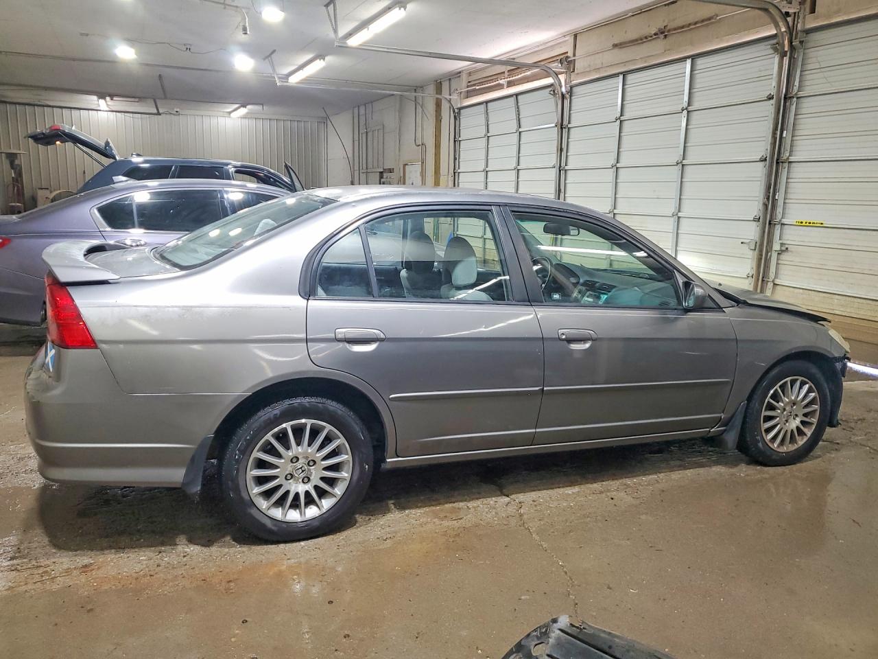2005 Honda Civic Ex Silver vin: 2HGES267X5H544400