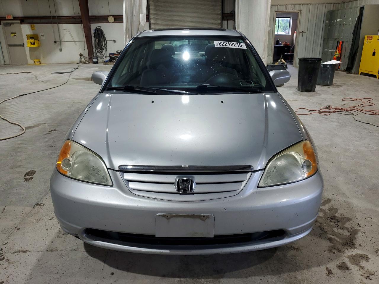 2003 Honda Civic Ex Silver vin: 2HGES26803H524047