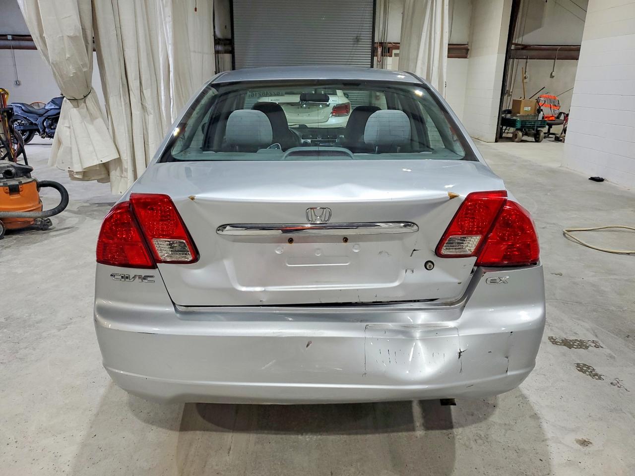 2003 Honda Civic Ex Silver vin: 2HGES26803H524047