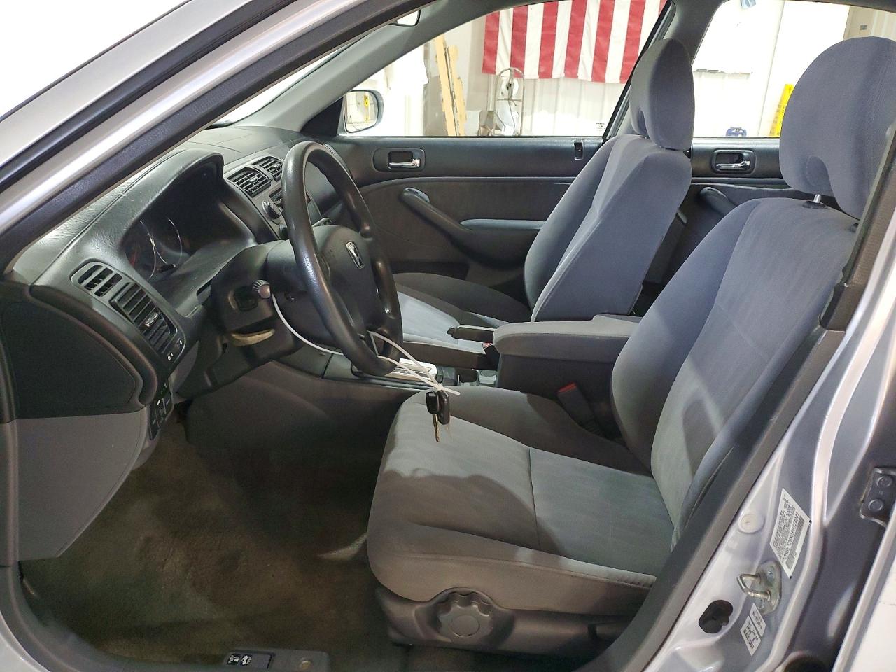 2003 Honda Civic Ex Silver vin: 2HGES26803H524047