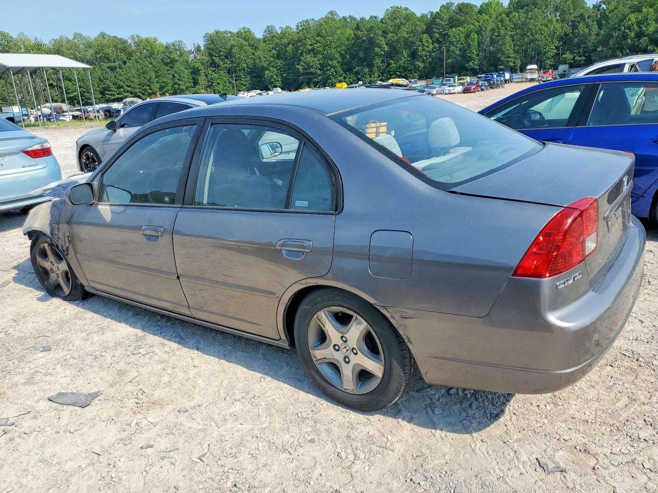 2004 Honda Civic Ex Charcoal vin: 2HGES26804H525877