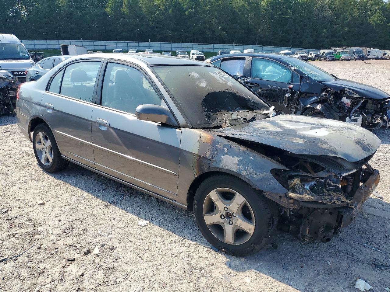 2004 Honda Civic Ex Charcoal vin: 2HGES26804H525877