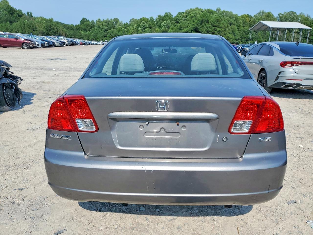 2004 Honda Civic Ex Charcoal vin: 2HGES26804H525877
