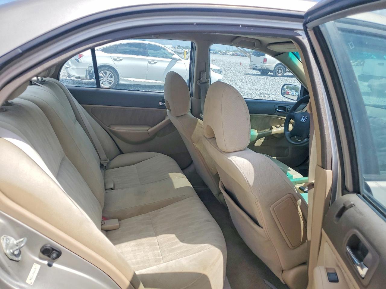 2004 Honda Civic Ex Beige vin: 2HGES26804H609875