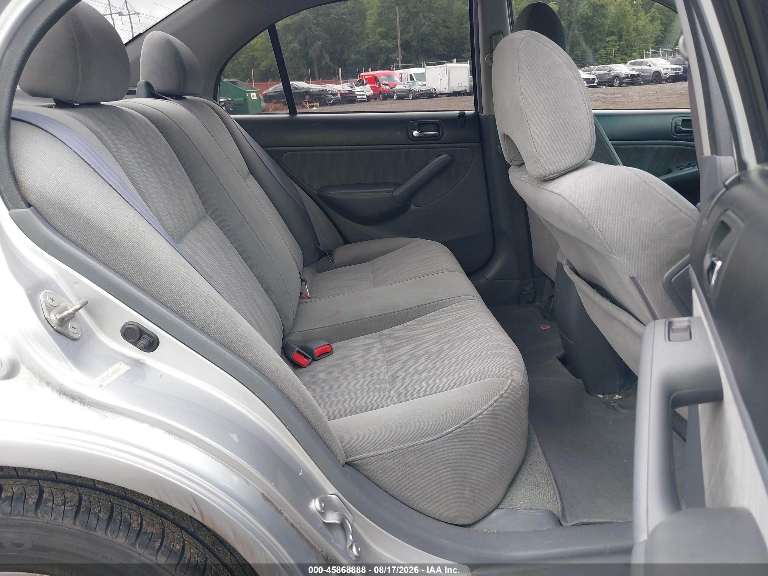 2004 Honda Civic Ex Серый vin: 2HGES26804H631245