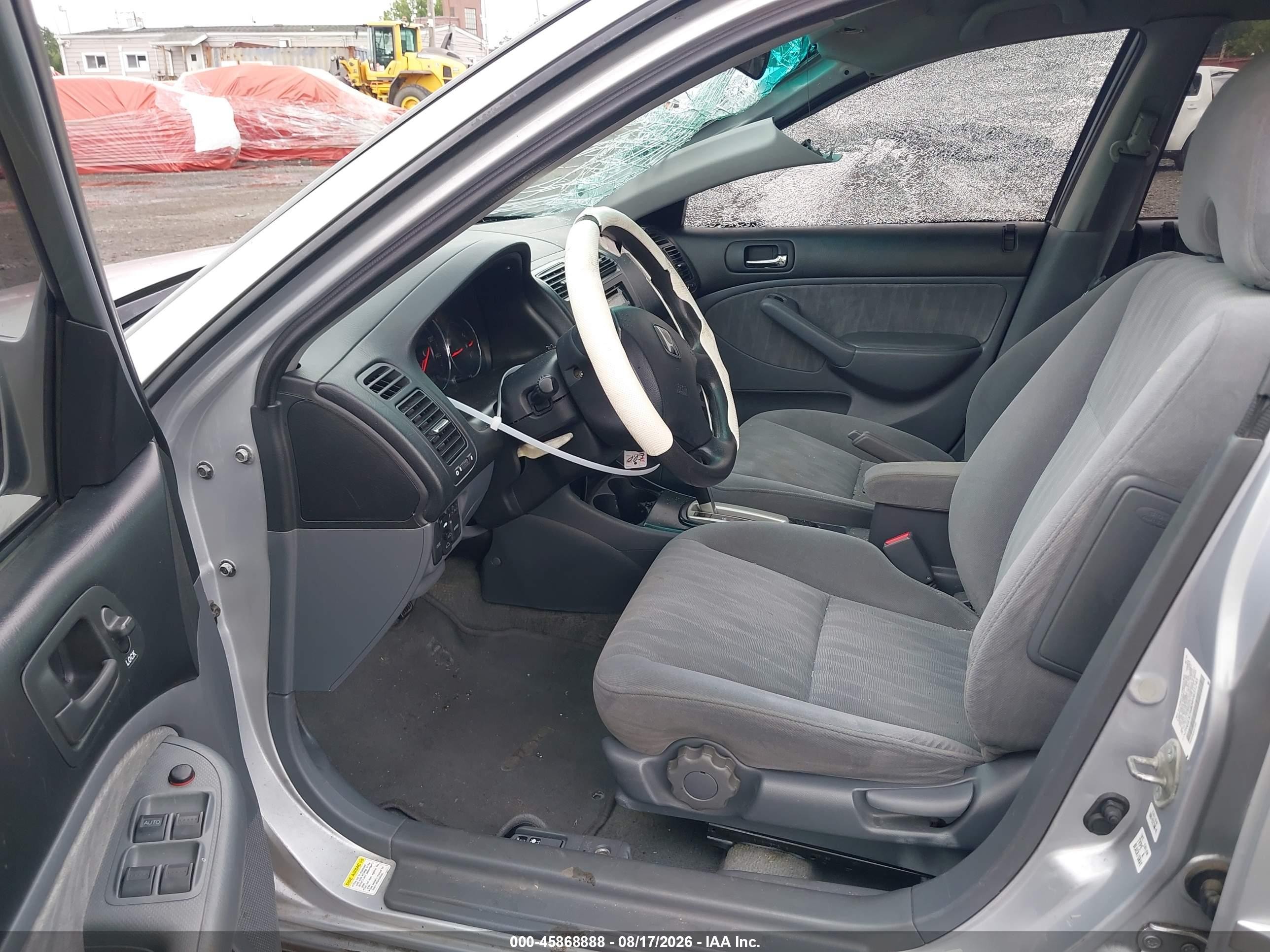 2004 Honda Civic Ex Серый vin: 2HGES26804H631245