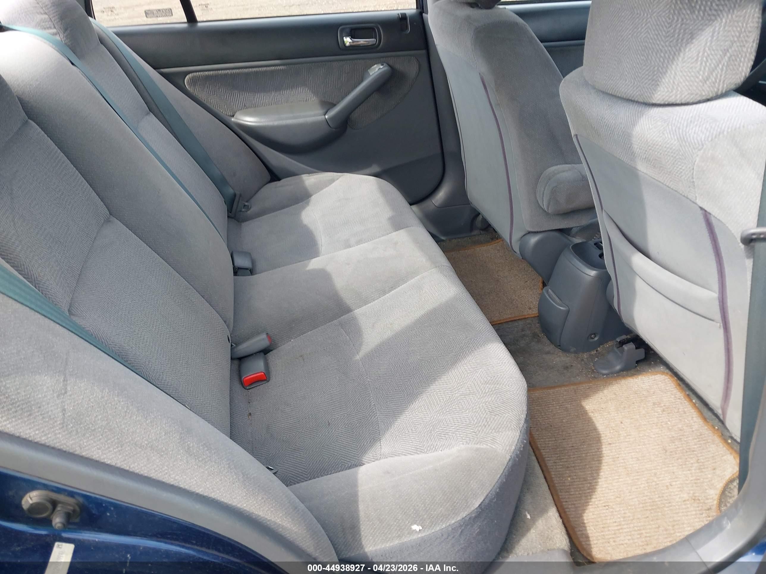 2002 Honda Civic Ex Синий vin: 2HGES26812H609946