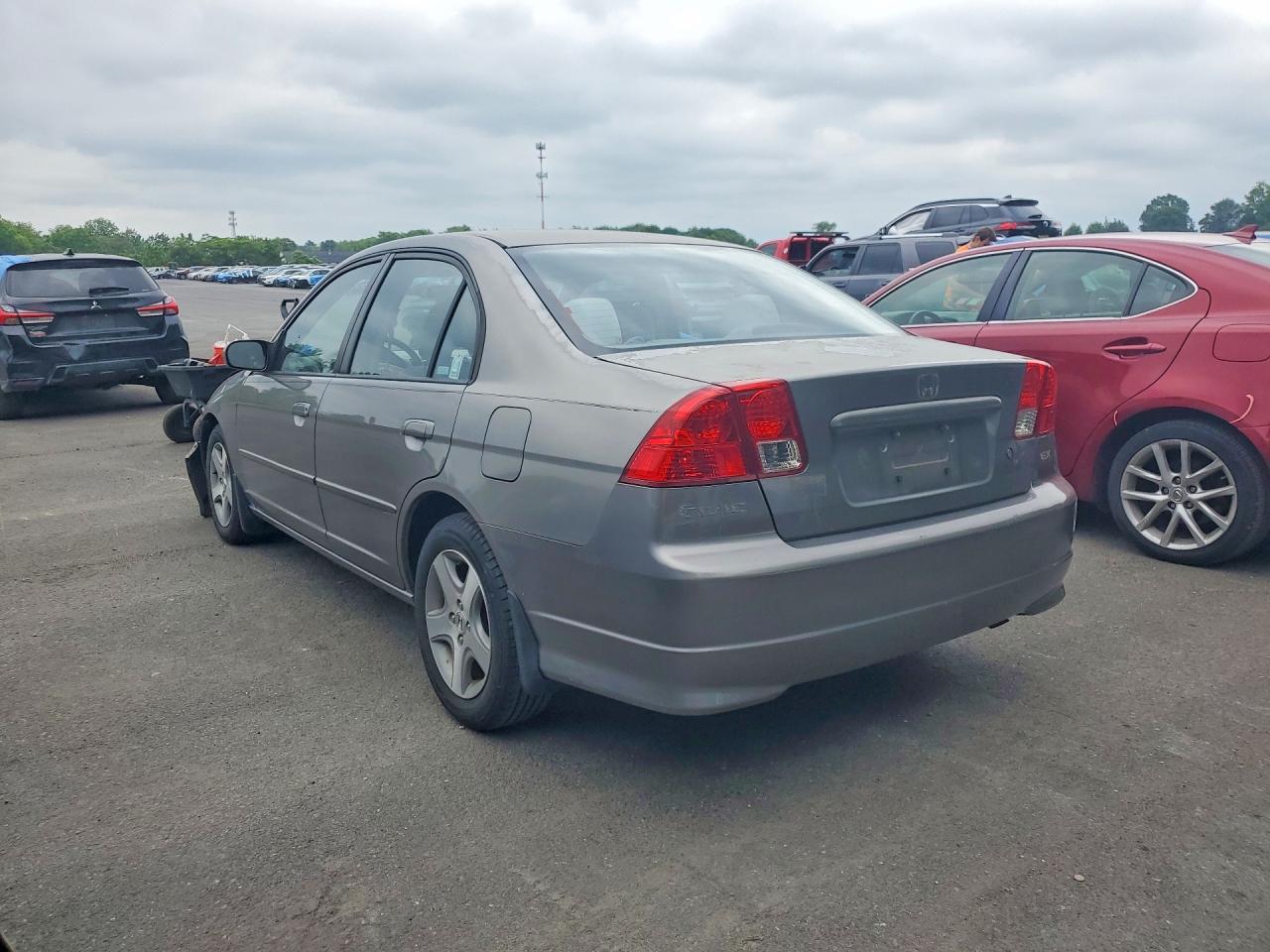 2005 Honda Civic Ex Silver vin: 2HGES26815H600149