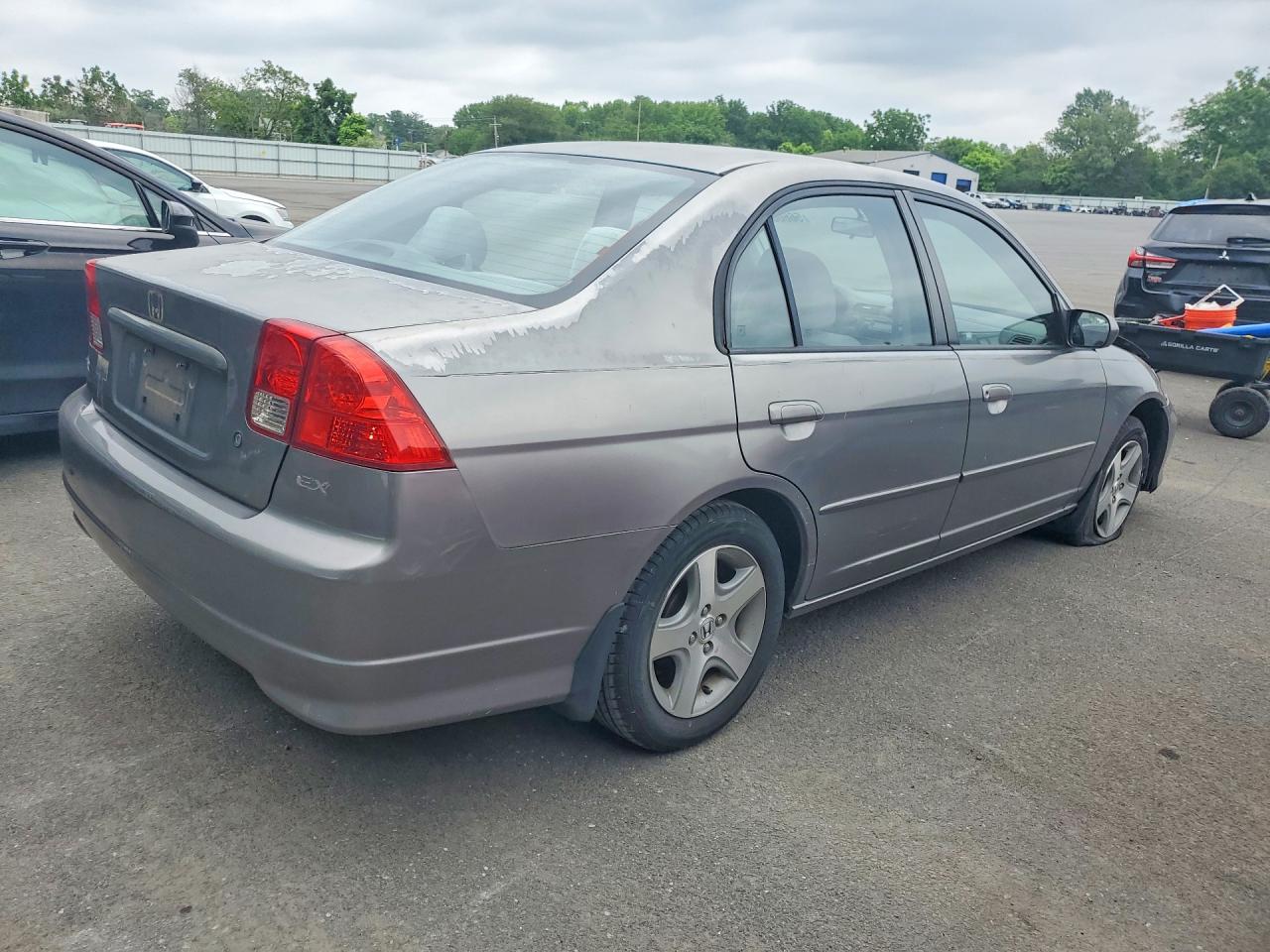 2005 Honda Civic Ex Silver vin: 2HGES26815H600149