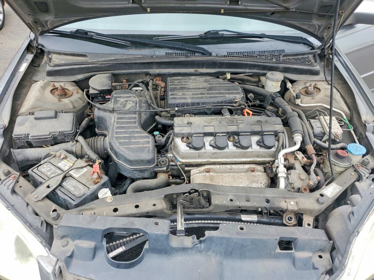 2005 Honda Civic Ex Silver vin: 2HGES26815H600149