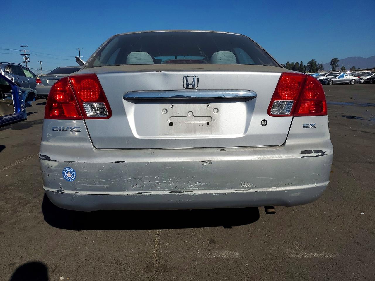 2003 Honda Civic Ex Silver vin: 2HGES26823H545403