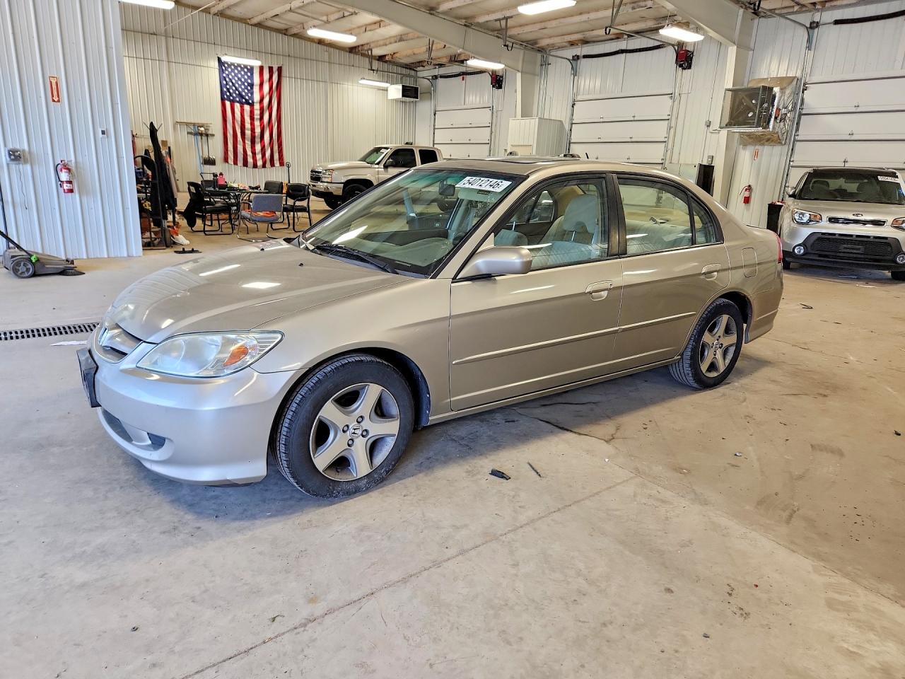 2005 Honda Civic Ex Gold vin: 2HGES26825H565248