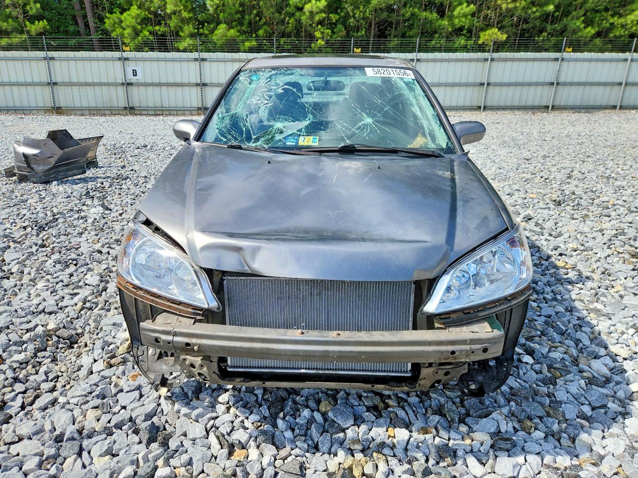 2004 Honda Civic Ex Beige vin: 2HGES26834H558291