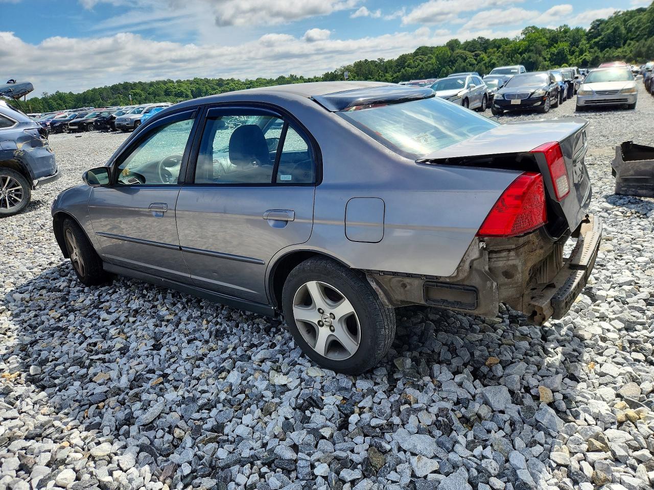 2004 Honda Civic Ex Beige vin: 2HGES26834H558291